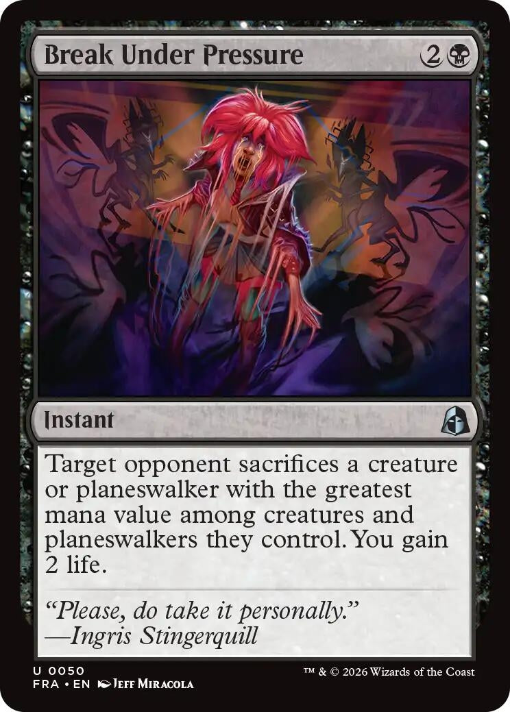 Image for Break Under Pressure (Reality Fracture) (50) (FRA) - Magic: The Gathering