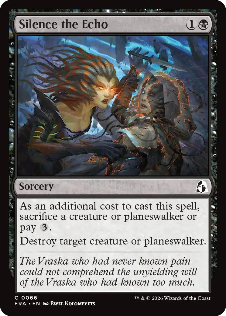 Image for Silence the Echo (Reality Fracture) (66) (FRA) - Magic: The Gathering