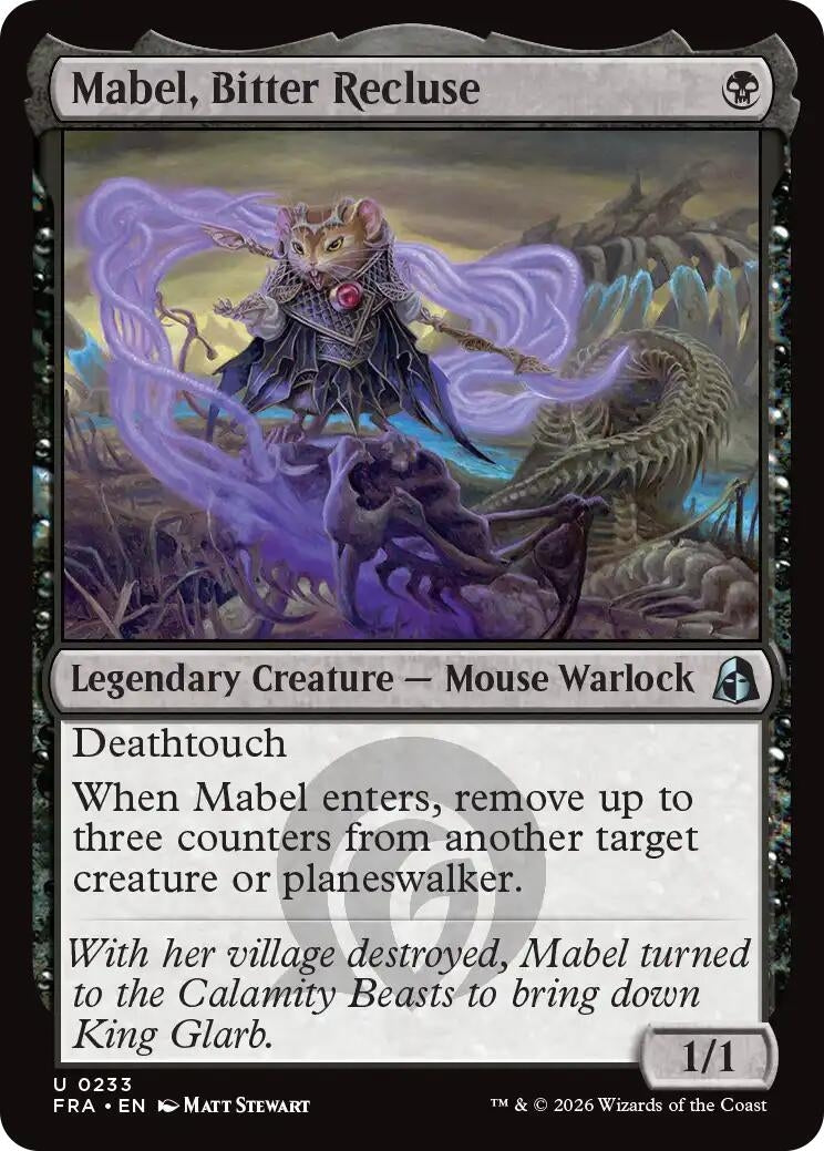 Image for Mabel, Bitter Recluse (Reality Fracture) (233) (FRA) - Magic: The Gathering