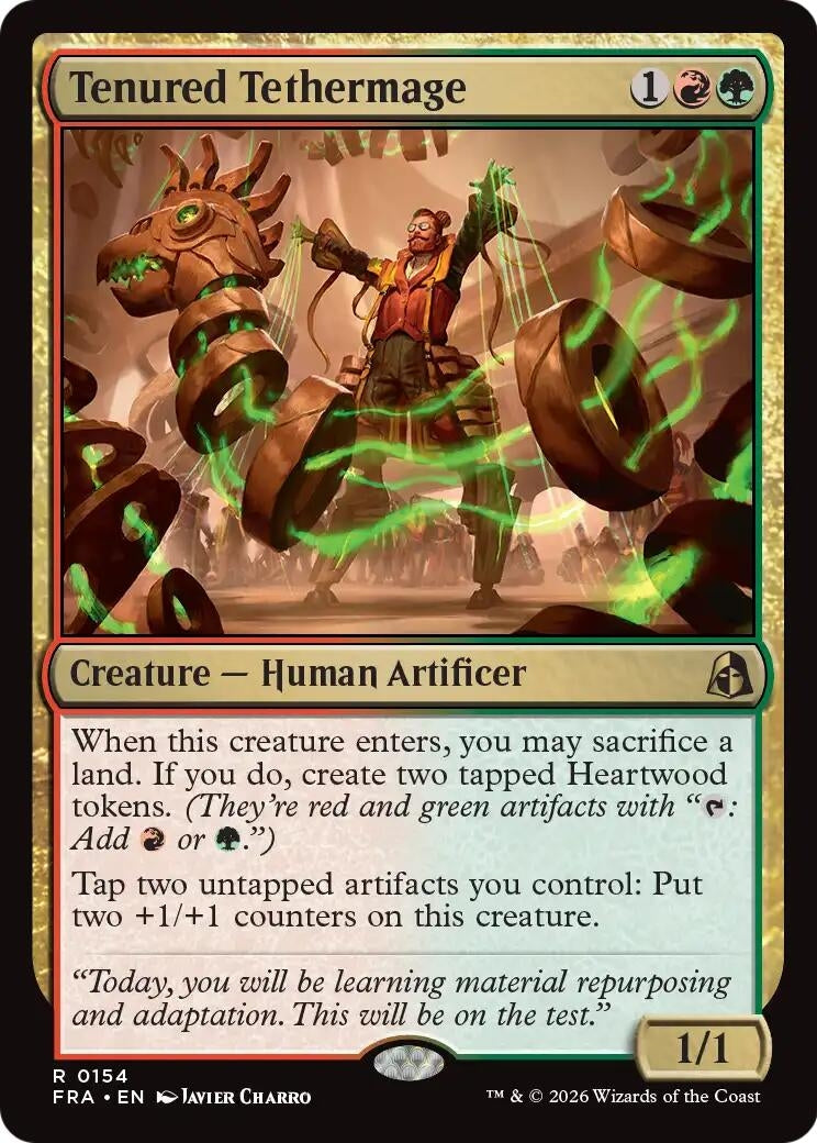 Image for Tenured Tethermage (Reality Fracture) (154) (FRA) - Magic: The Gathering