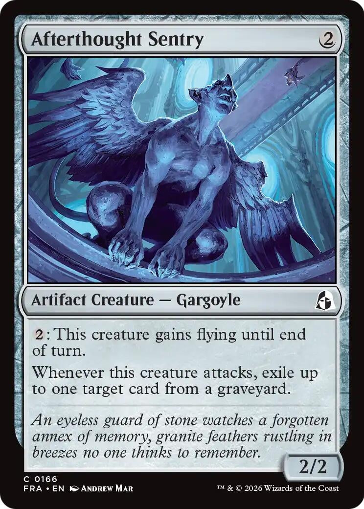 Image for Afterthought Sentry (Reality Fracture) (166) (FRA) - Magic: The Gathering