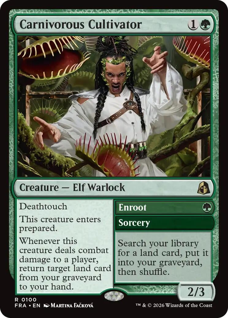 Image for Carnivorous Cultivator (Reality Fracture) (100) (FRA) - Magic: The Gathering