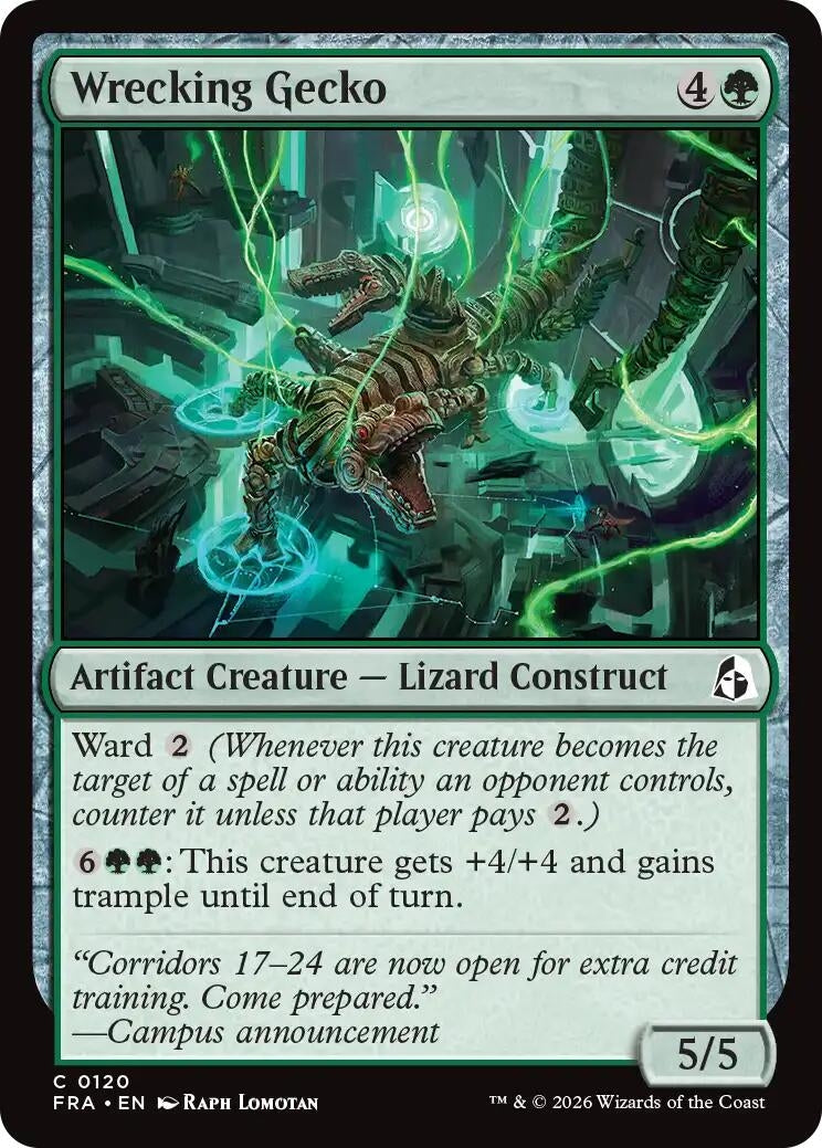 Image for Wrecking Gecko (Reality Fracture) (120) (FRA) - Magic: The Gathering