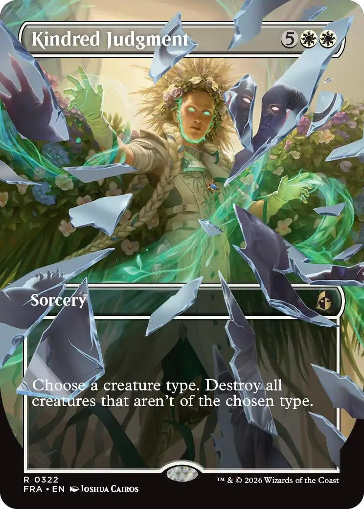 Image for Kindred Judgment (Borderless) (Reality Fracture) (322) (FRA) - Magic: The Gathering