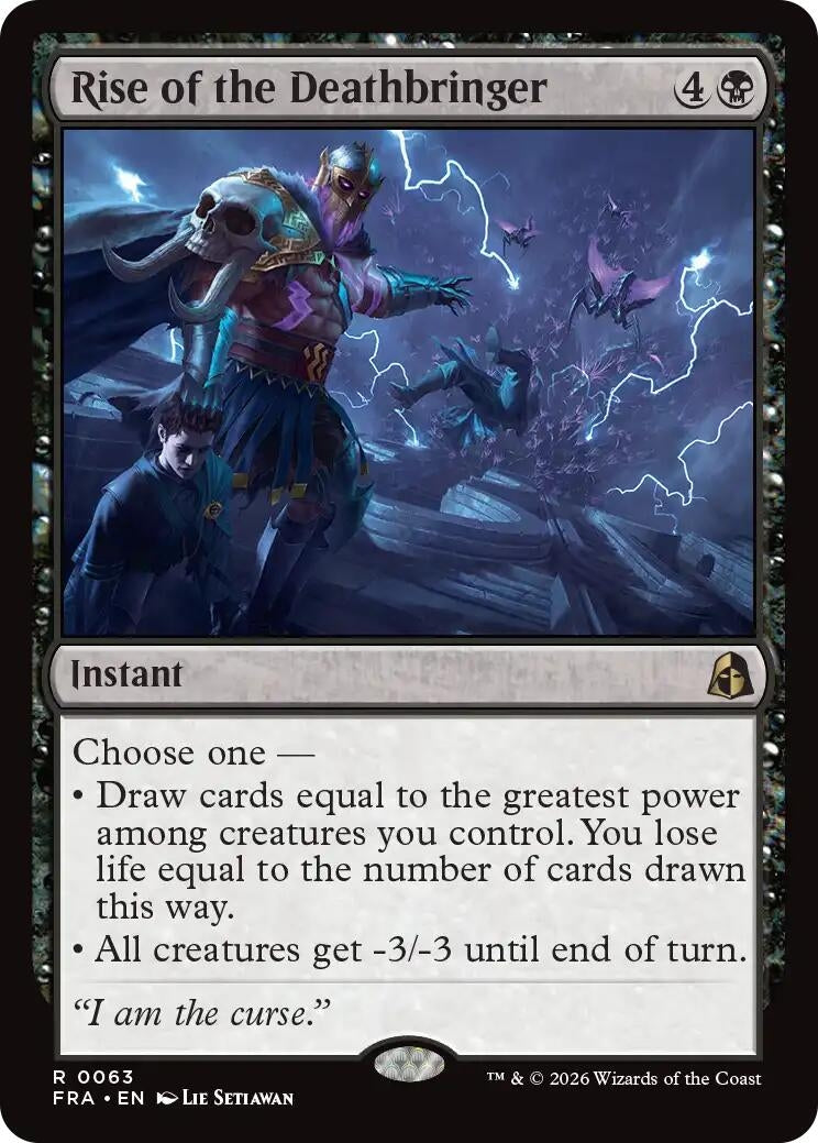 Image for Rise of the Deathbringer (Reality Fracture) (63) (FRA) - Magic: The Gathering