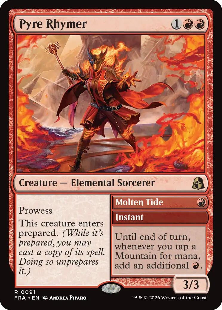 Image for Pyre Rhymer (Reality Fracture) (91) (FRA) - Magic: The Gathering