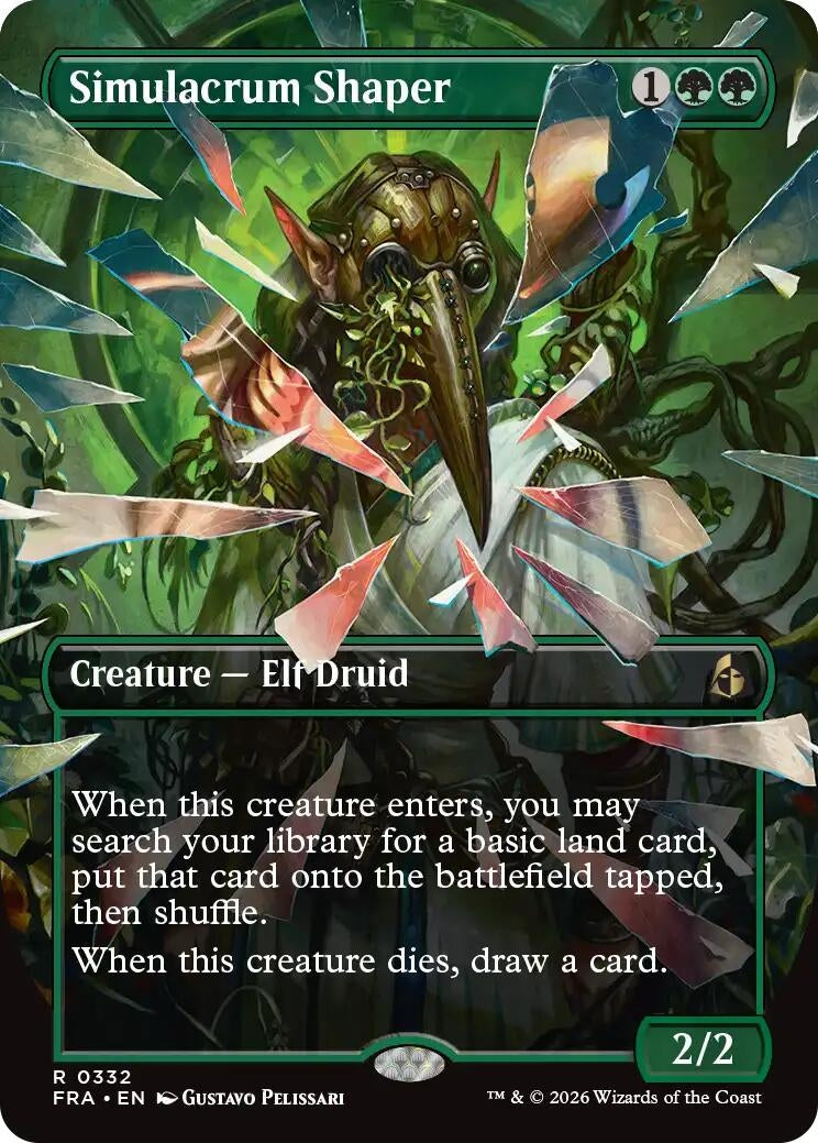 Image for Simulacrum Shaper (Borderless) (Reality Fracture) (332) (FRA) - Magic: The Gathering