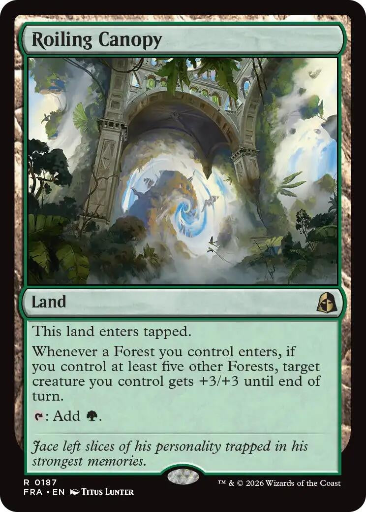 Image for Roiling Canopy (Reality Fracture) (187) (FRA) - Magic: The Gathering