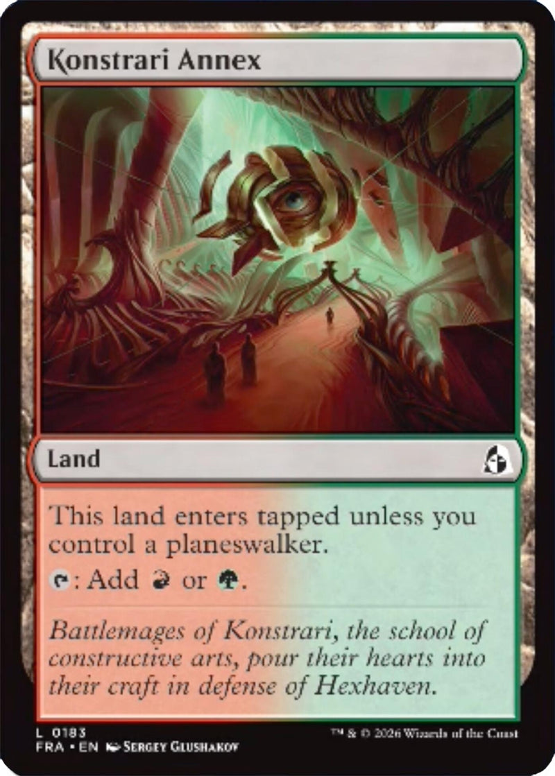 Image for Konstrari Annex (Reality Fracture) (183) (FRA) - Magic: The Gathering