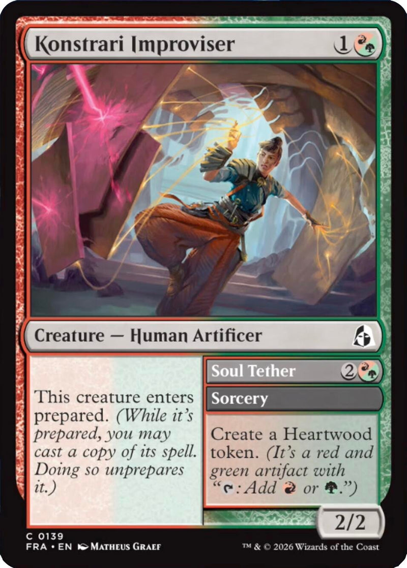 Image for Konstrari Improviser (Reality Fracture) (139) (FRA) - Magic: The Gathering