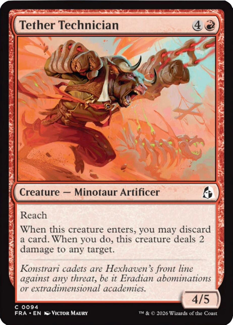 Image for Tether Technician (Reality Fracture) (94) (FRA) - Magic: The Gathering