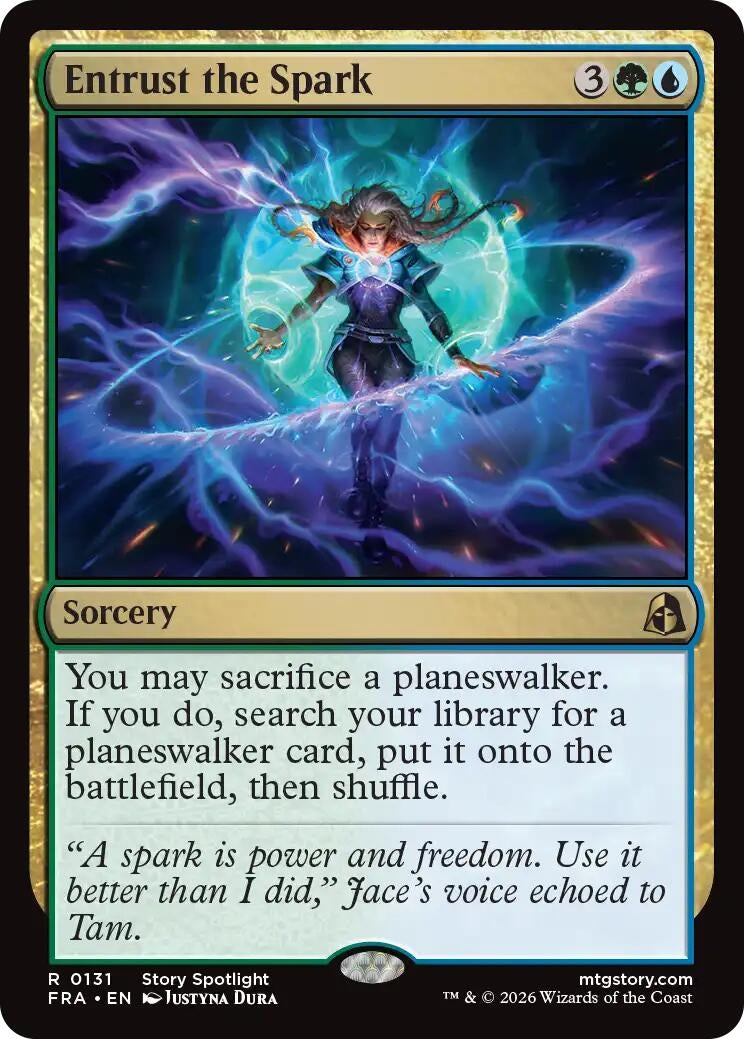Image for Entrust the Spark (Reality Fracture) (131) (FRA) - Magic: The Gathering