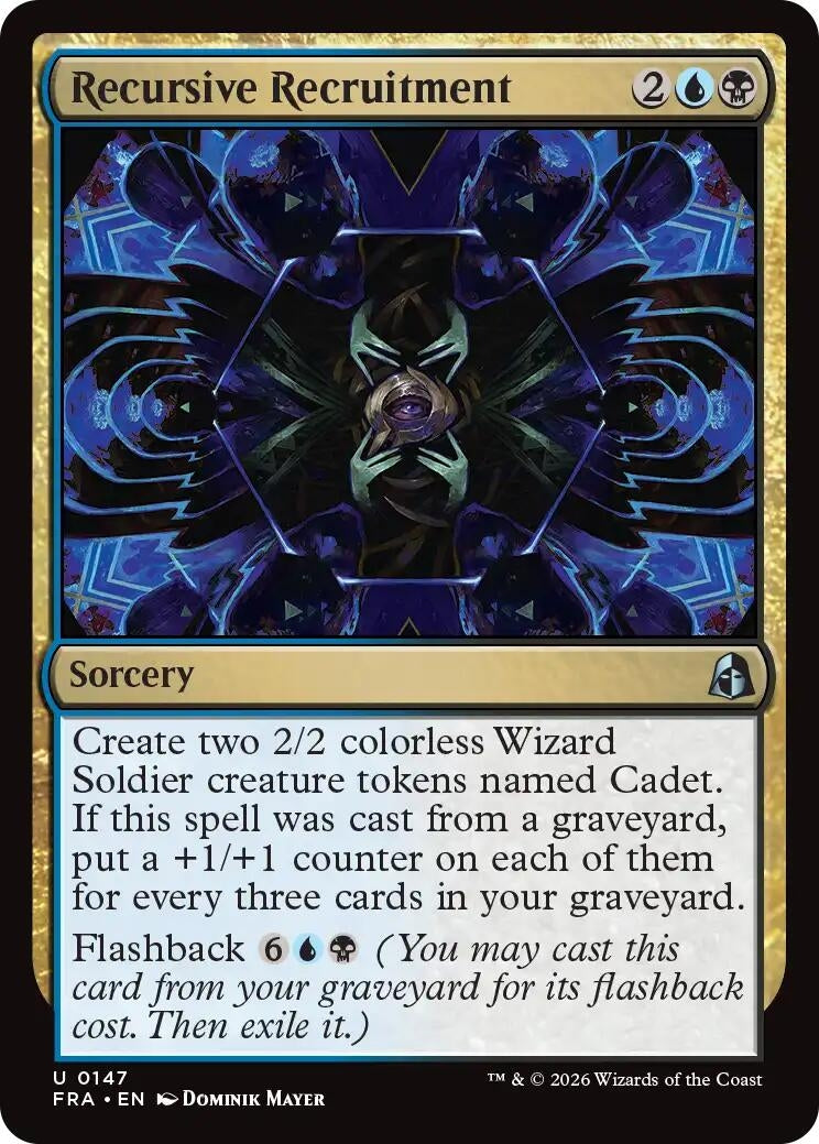 Image for Recursive Recruitment (Reality Fracture) (147) (FRA) - Magic: The Gathering