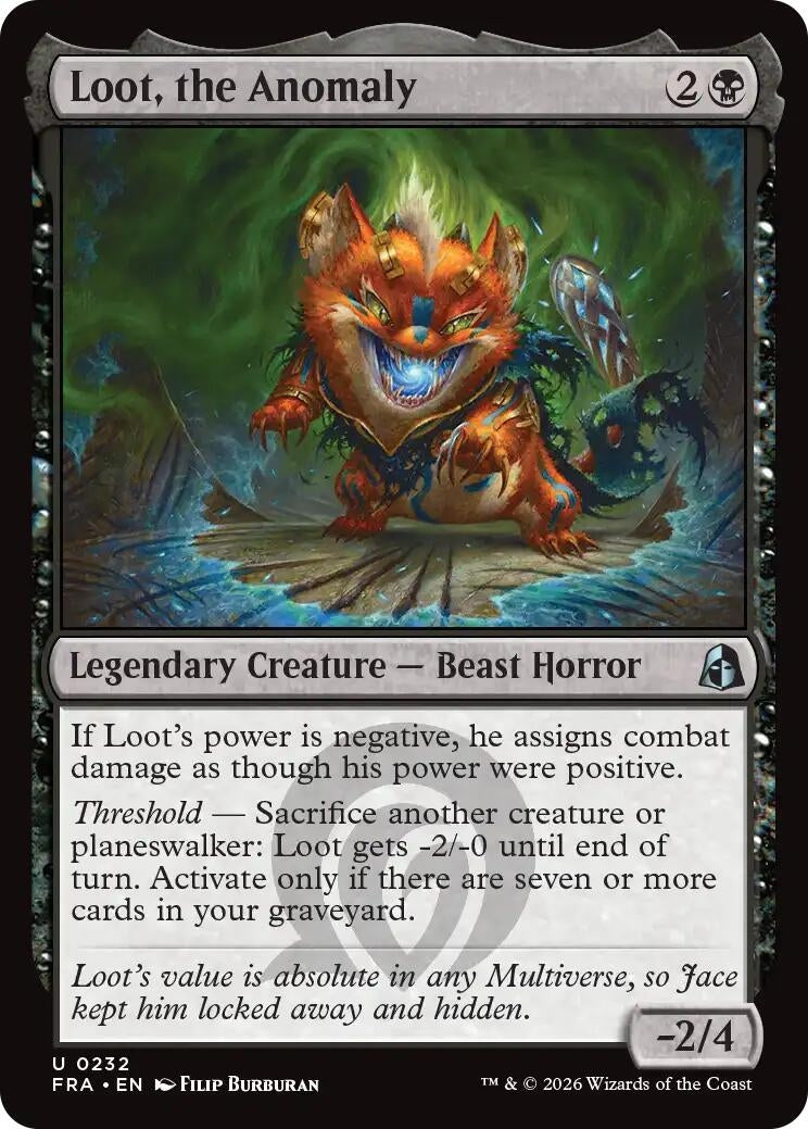 Image for Loot, the Anomaly (Reality Fracture) (232) (FRA) - Magic: The Gathering