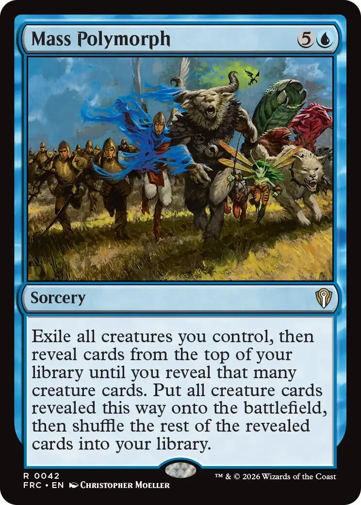 Image for Mass Polymorph (Commander: Reality Fracture) (42) - Magic: The Gathering