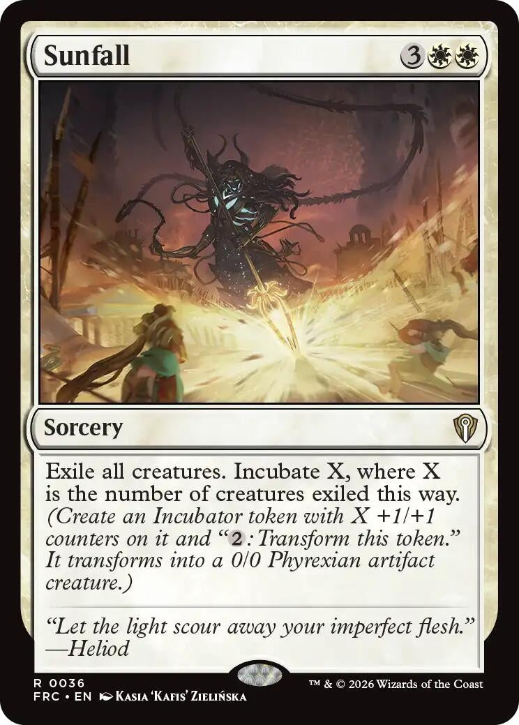 Image for Sunfall (Commander: Reality Fracture) (36) - Magic: The Gathering