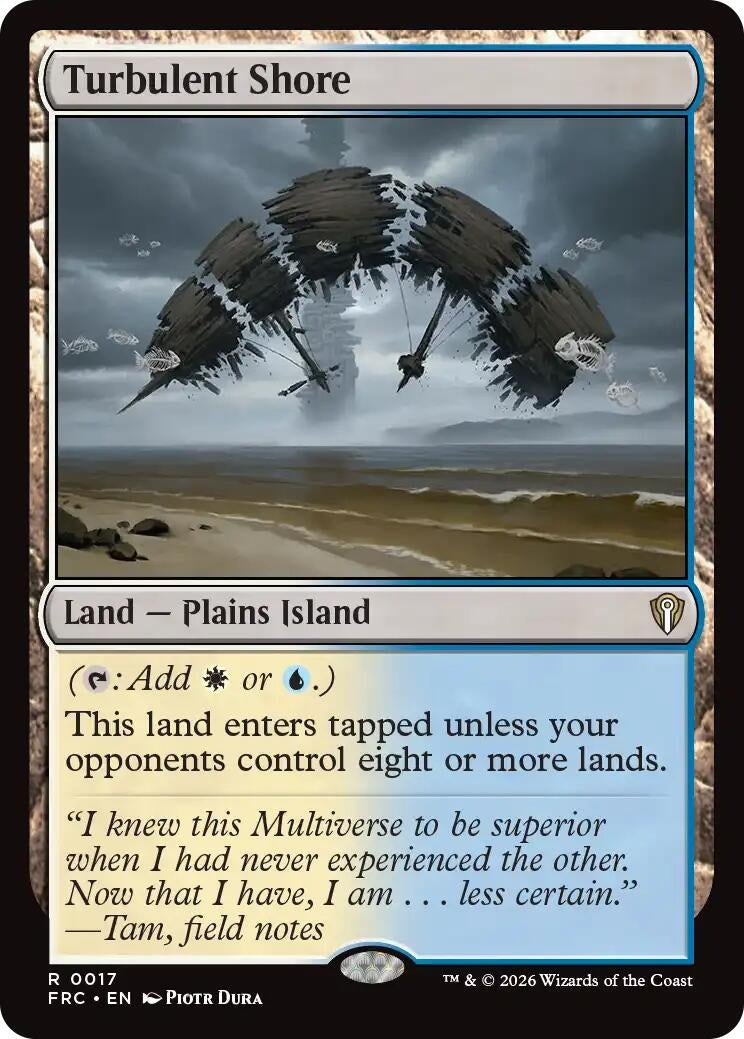Image for Turbulent Shore (Commander: Reality Fracture) (17) - Magic: The Gathering