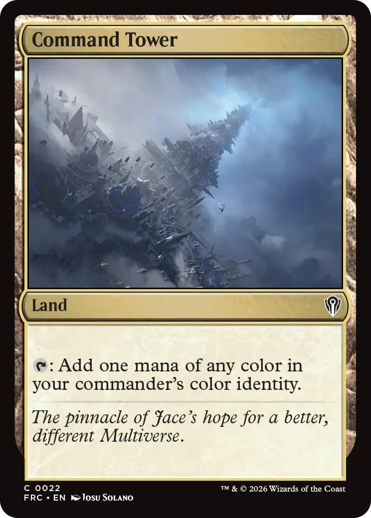 Image for Command Tower (Commander: Reality Fracture) (22) - Magic: The Gathering