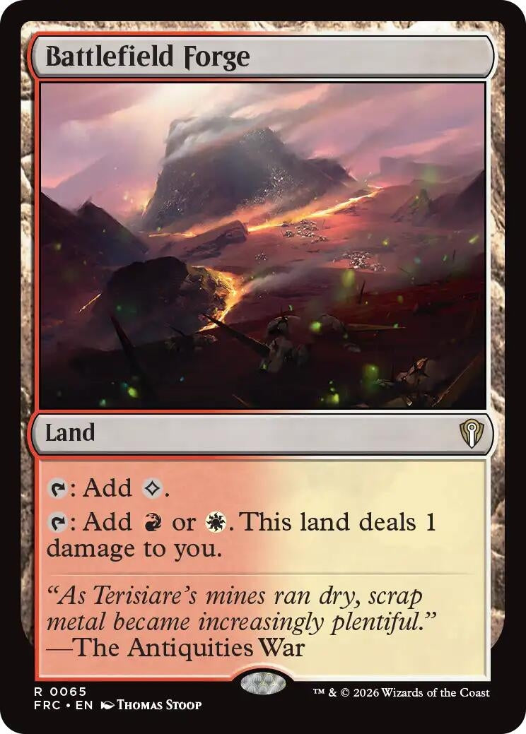 Image for Battlefield Forge (Commander: Reality Fracture) (65) - Magic: The Gathering