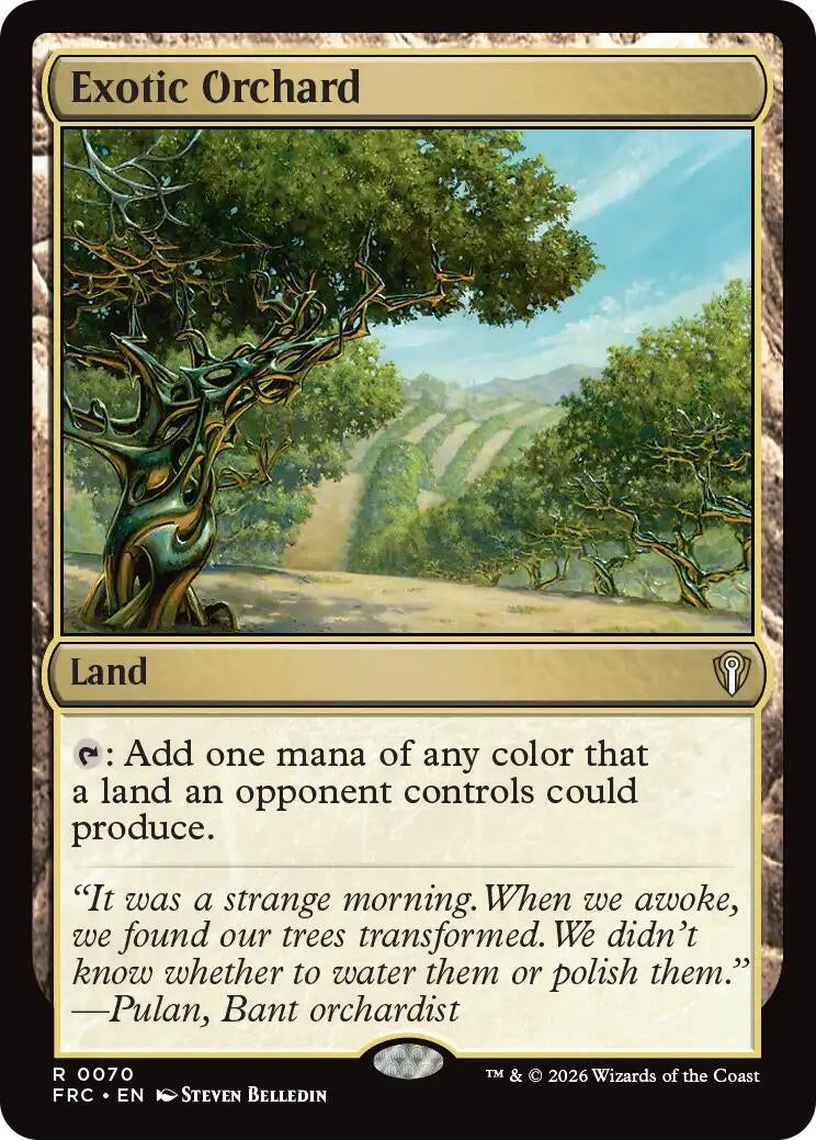 Image for Exotic Orchard (Commander: Reality Fracture) (70) - Magic: The Gathering