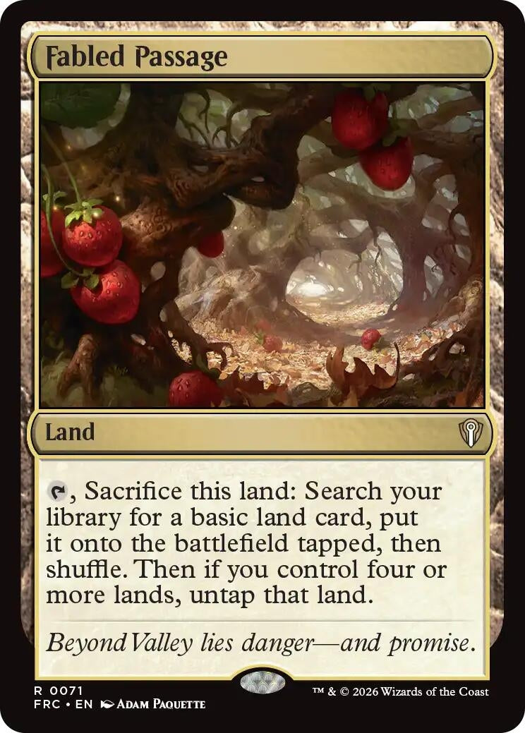 Image for Fabled Passage (Commander: Reality Fracture) (71) - Magic: The Gathering