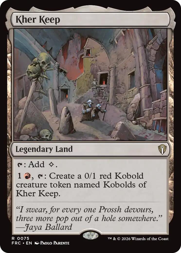 Image for Kher Keep (Commander: Reality Fracture) (75) - Magic: The Gathering