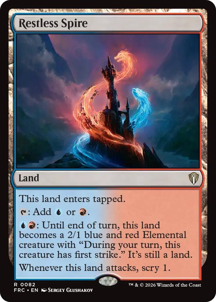 Image for Restless Spire (Commander: Reality Fracture) (82) - Magic: The Gathering
