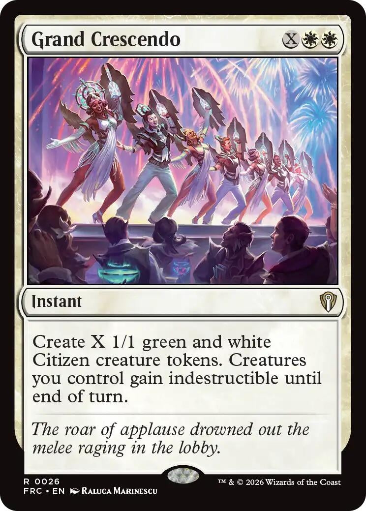 Image for Grand Crescendo (Commander: Reality Fracture) (26) - Magic: The Gathering