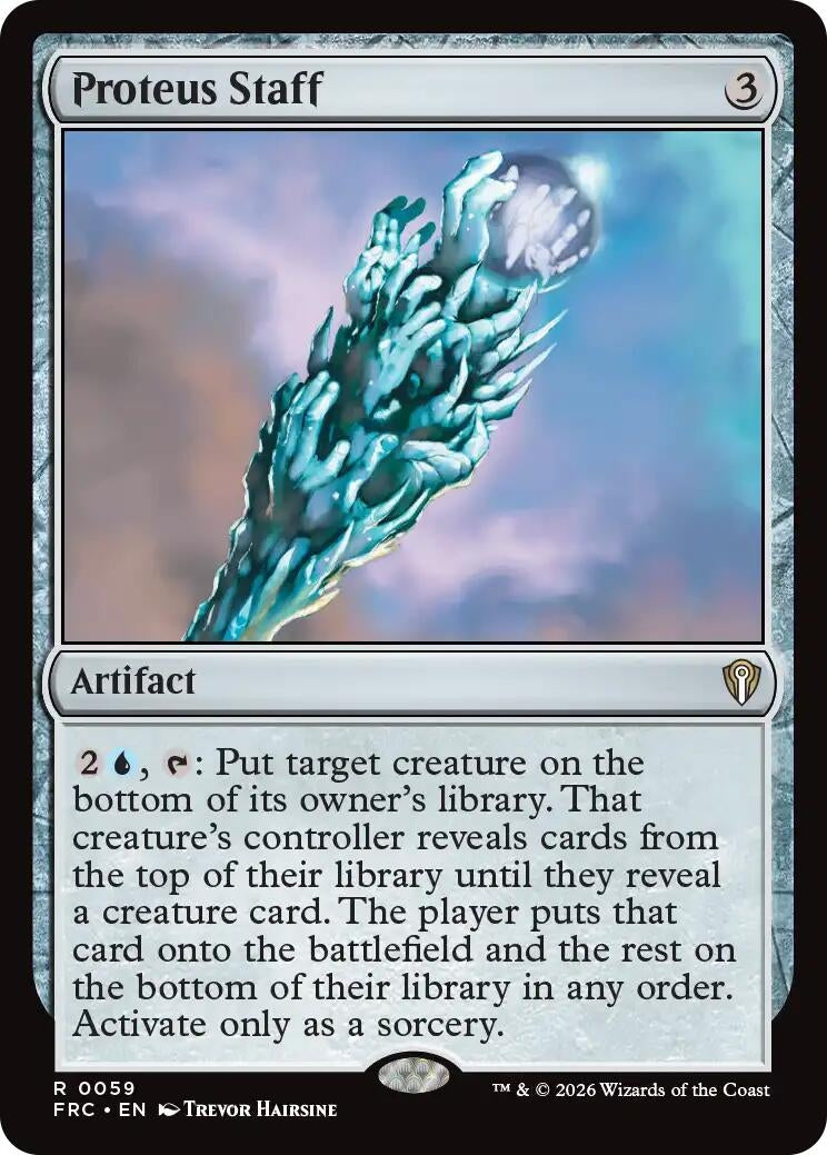 Image for Proteus Staff (Commander: Reality Fracture) (59) - Magic: The Gathering