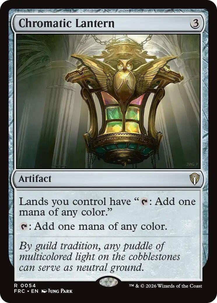 Image for Chromatic Lantern (Commander: Reality Fracture) (54) - Magic: The Gathering