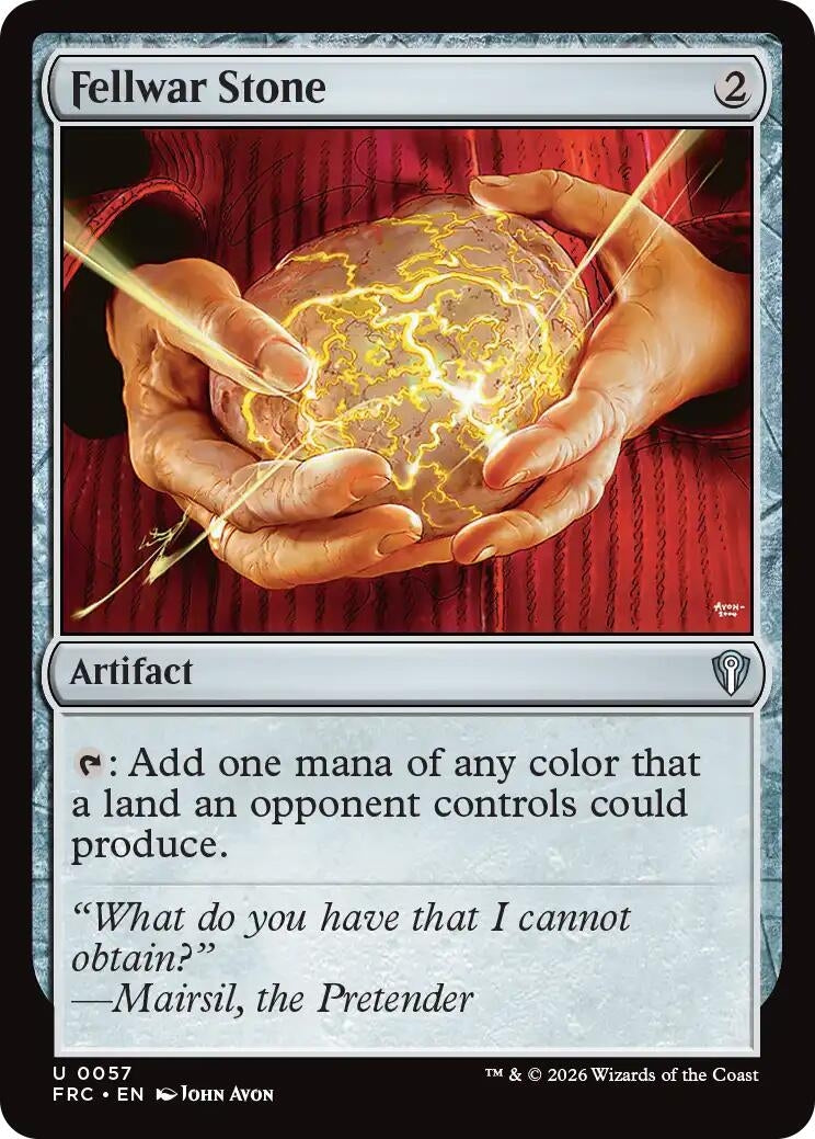 Image for Fellwar Stone (Commander: Reality Fracture) (57) - Magic: The Gathering