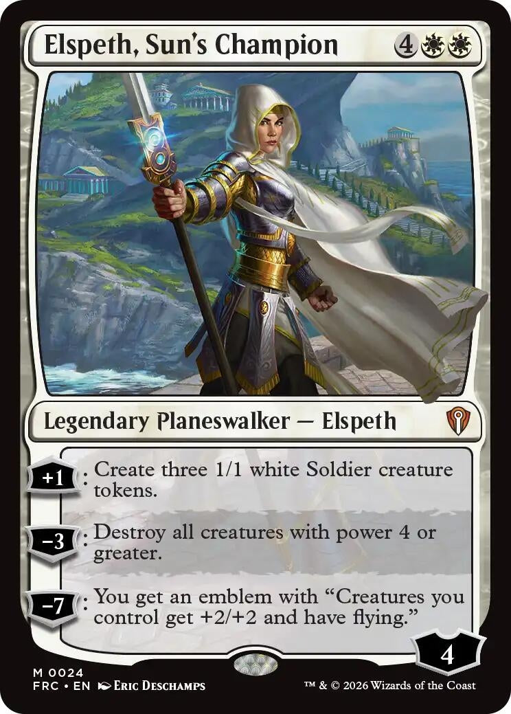 Image for Elspeth, Sun's Champion (Commander: Reality Fracture) (24) - Magic: The Gathering