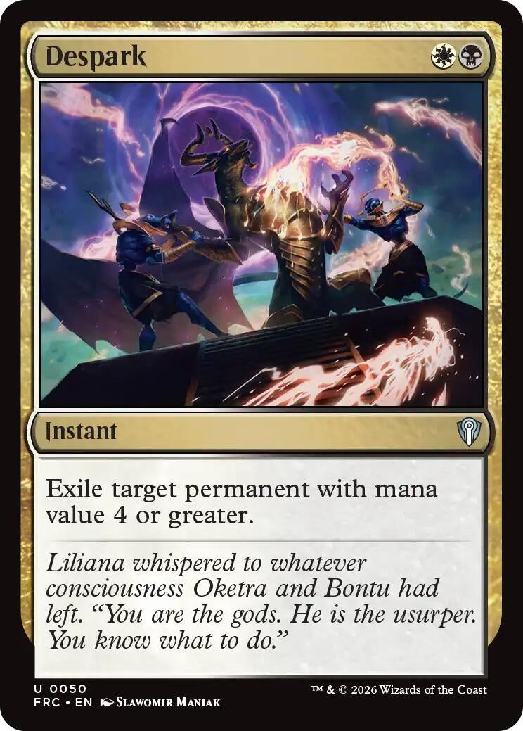 Image for Despark (Commander: Reality Fracture) (50) - Magic: The Gathering