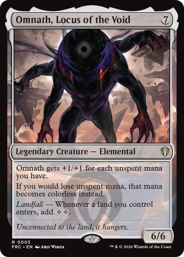 Image for Omnath, Locus of the Void (Commander: Reality Fracture) (3) - Magic: The Gathering
