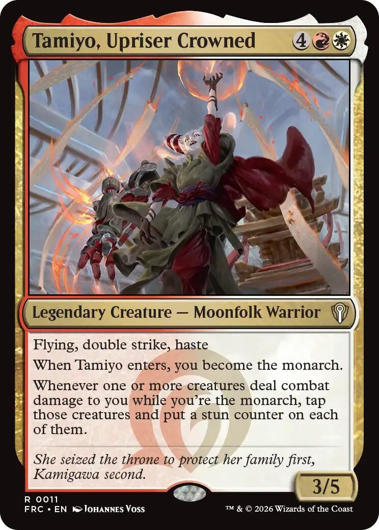Image for Tamiyo, Upriser Crowned (Commander: Reality Fracture) (11) - Magic: The Gathering