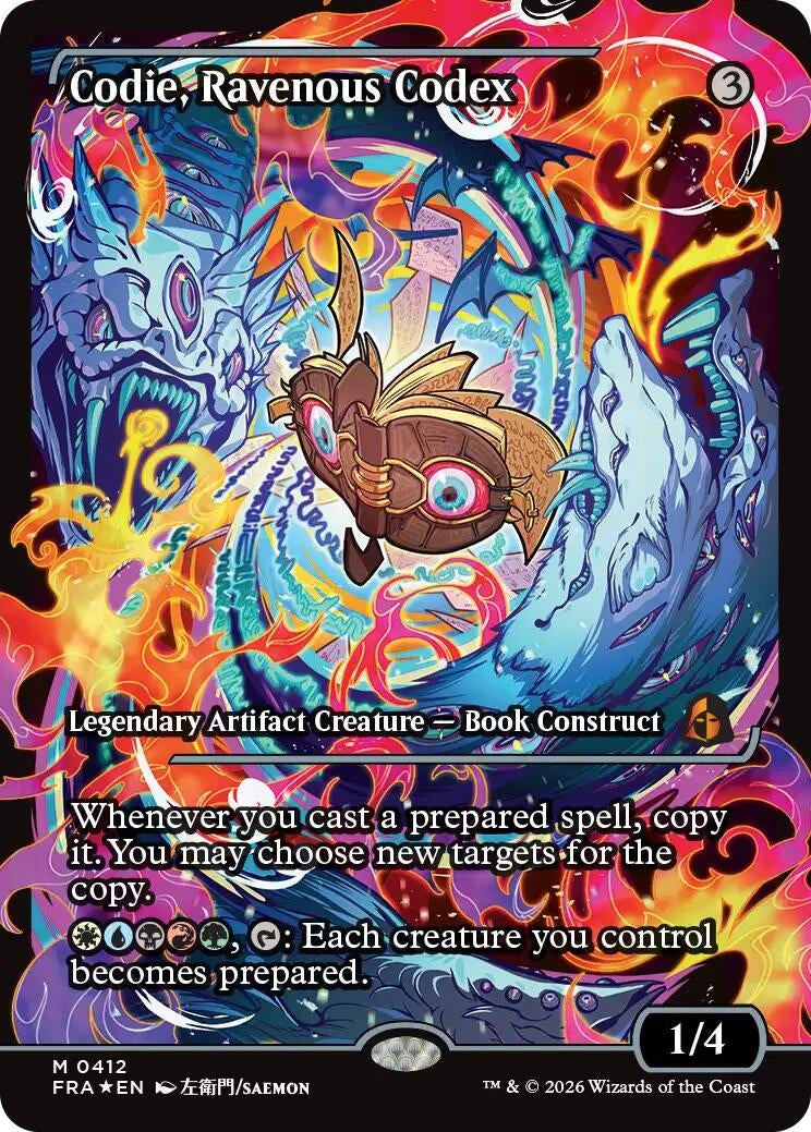 Image for Codie, Ravenous Codex (Showcase) (Reality Fracture) (412) (FRA) - Magic: The Gathering