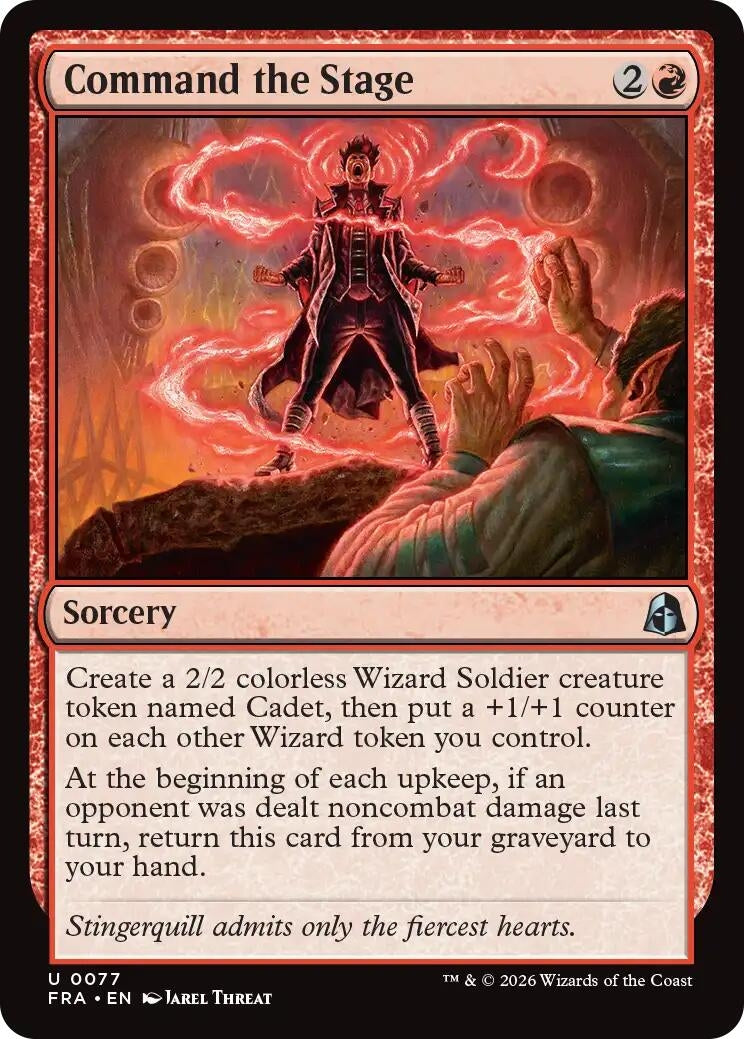 Image for Command the Stage (Reality Fracture) (77) (FRA) - Magic: The Gathering