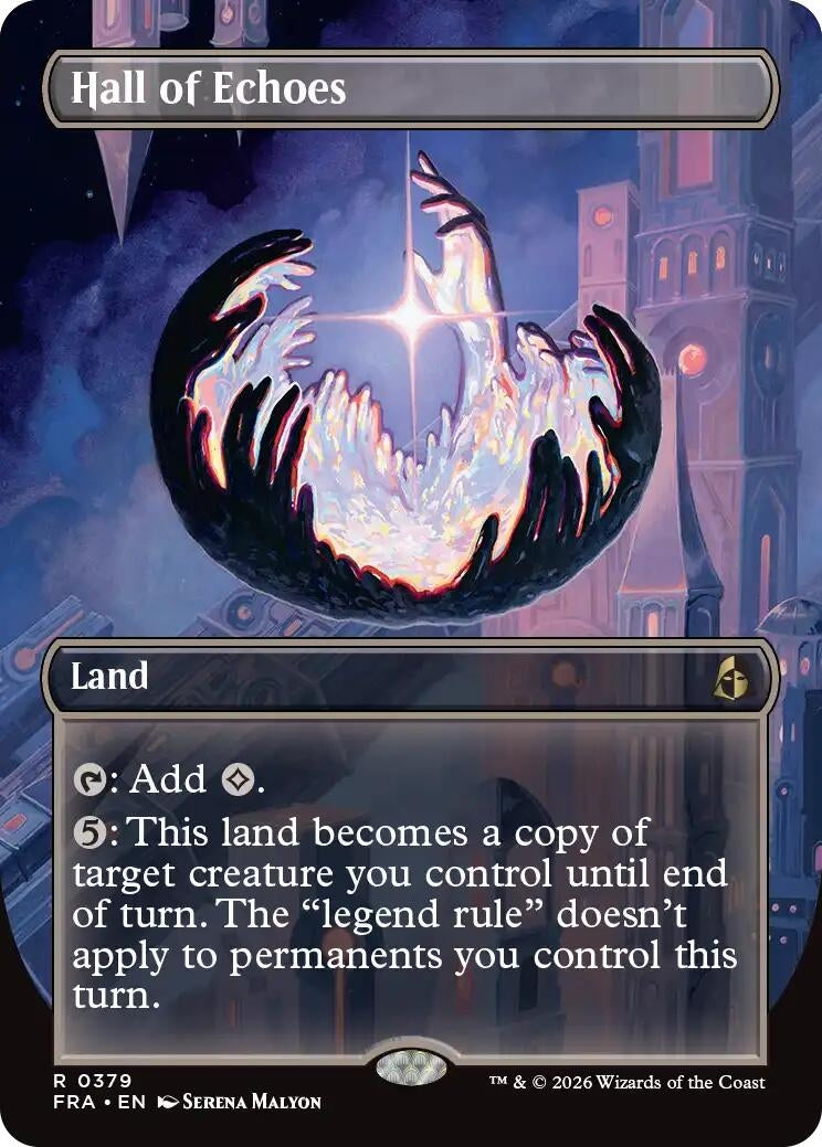 Image for Hall of Echoes (Borderless) (Reality Fracture) (379) (FRA) - Magic: The Gathering