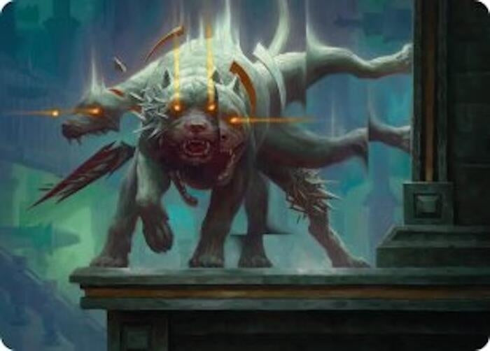 Image for Flickering Hound Art Card (2/54) (Art Series: Reality Fracture) (2) (ASFRA) - Magic: The Gathering