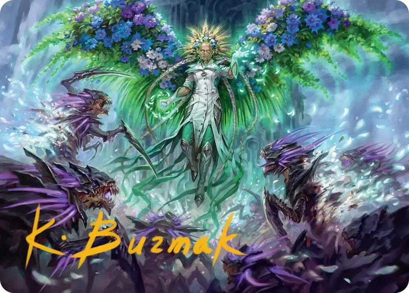 Image for Kindred Judgment Art Card (Gold-Stamped Signature) (Art Series: Reality Fracture) (3) (ASFRA) - Magic: The Gathering