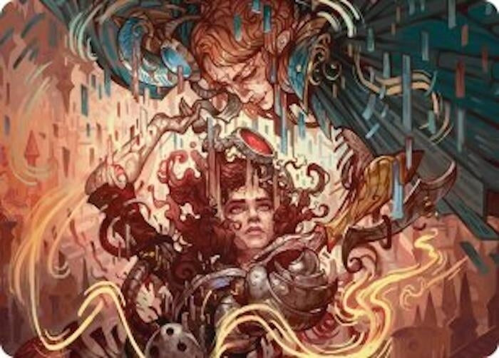 Image for Identity Echo Art Card (Art Series: Reality Fracture) (18) (ASFRA) - Magic: The Gathering