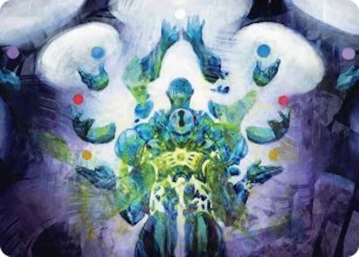 Image for Avatar of Burgeoning Echoes Art Card (Art Series: Reality Fracture) (24) (ASFRA) - Magic: The Gathering