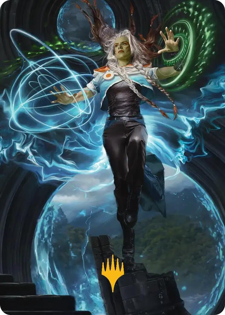 Image for Tam, the Possibility Art Card (Gold-Stamped) (Art Series: Reality Fracture) (34) (ASFRA) - Magic: The Gathering