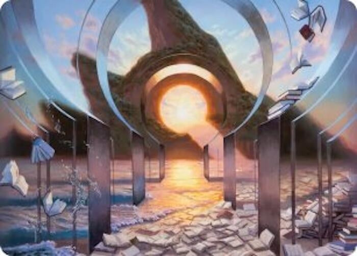 Image for Deserted Beach Art Card (Art Series: Reality Fracture) (30) (ASFRA) - Magic: The Gathering