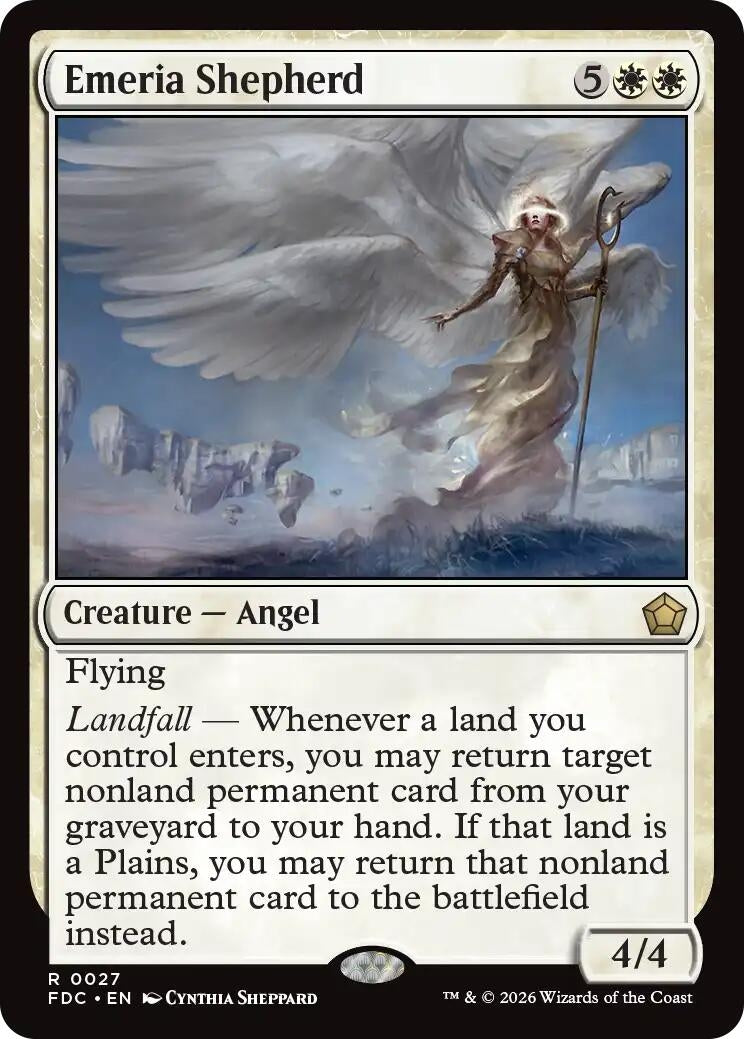 Image for Emeria Shepherd (Commander: Foundations) (27) (FDC) - Magic: The Gathering
