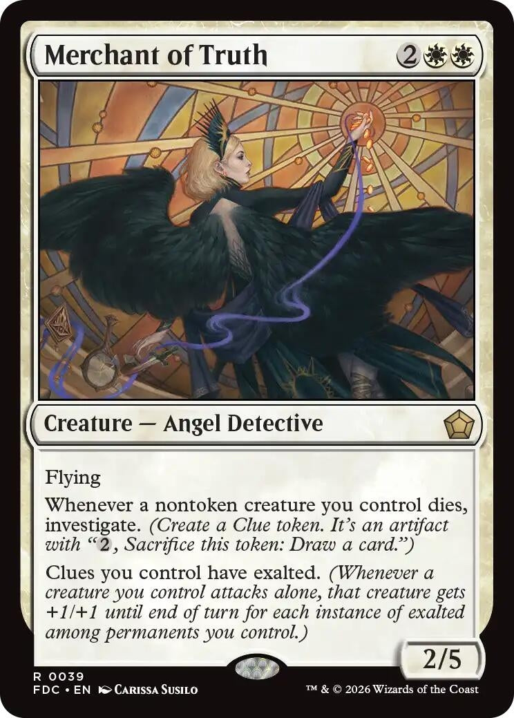 Image for Merchant of Truth (Commander: Foundations) (39) (FDC) - Magic: The Gathering