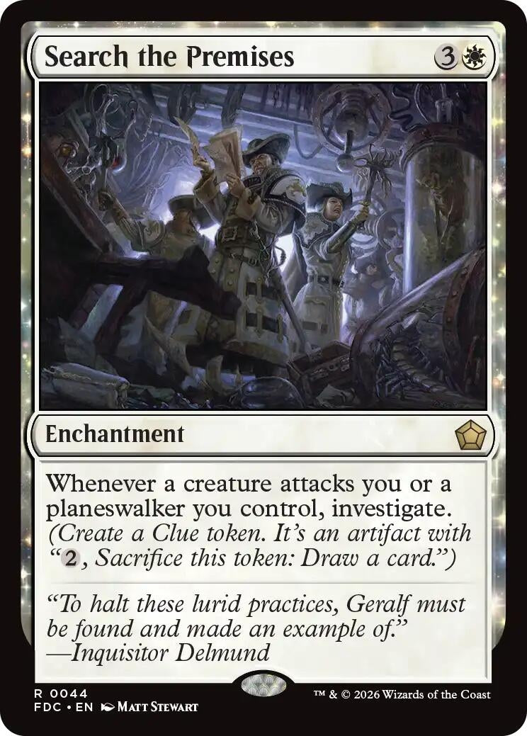 Image for Search the Premises (Commander: Foundations) (44) (FDC) - Magic: The Gathering