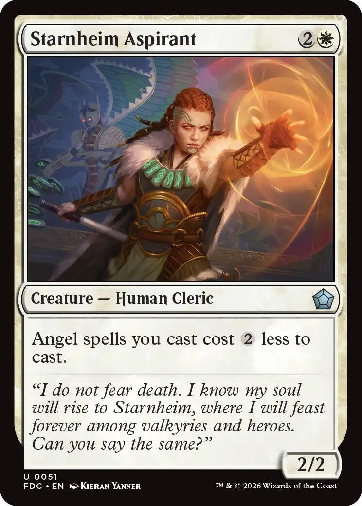 Image for Starnheim Aspirant (Commander: Foundations) (51) (FDC) - Magic: The Gathering