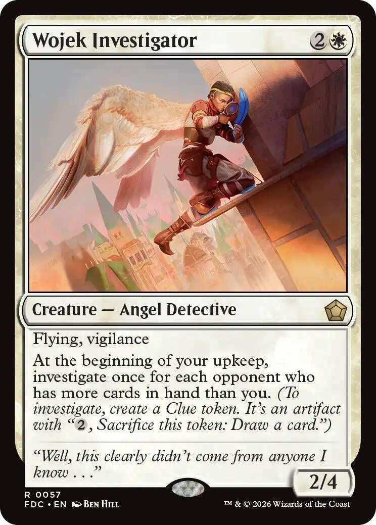 Image for Wojek Investigator (Commander: Foundations) (57) (FDC) - Magic: The Gathering