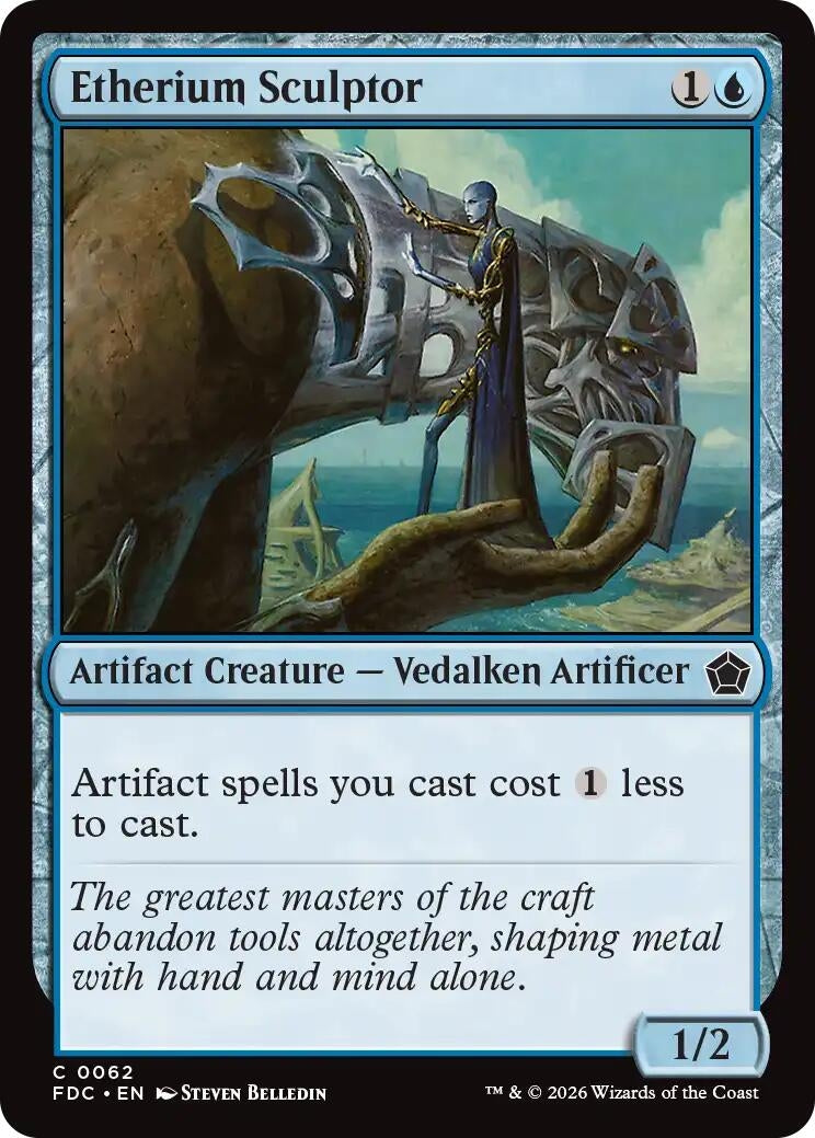 Image for Etherium Sculptor (Commander: Foundations) (62) (FDC) - Magic: The Gathering